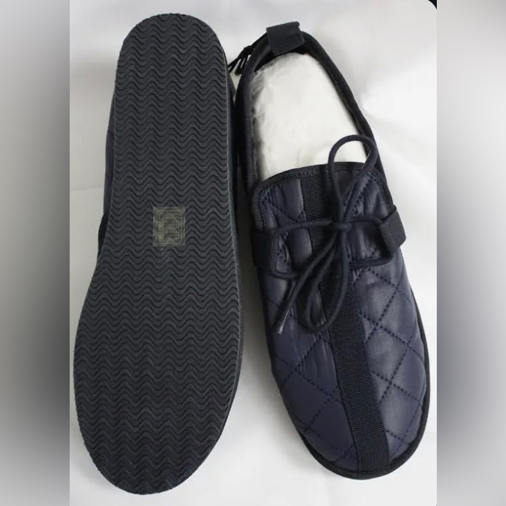 NWT JCrew mens quilted nylon chore slip-on shoes size 8